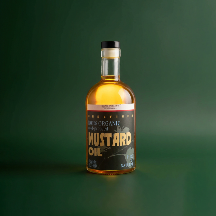 Organic Cold-Pressed Mustard Oil | Kachi Ghani Sarson Tel