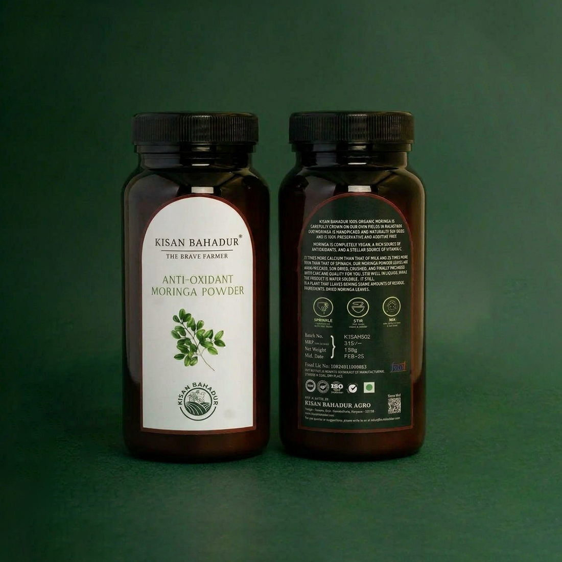 Organic Moringa Powder | Natural Antioxidant Superfood