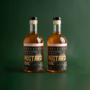 Organic Cold-Pressed Mustard Oil | Kachi Ghani Sarson Tel