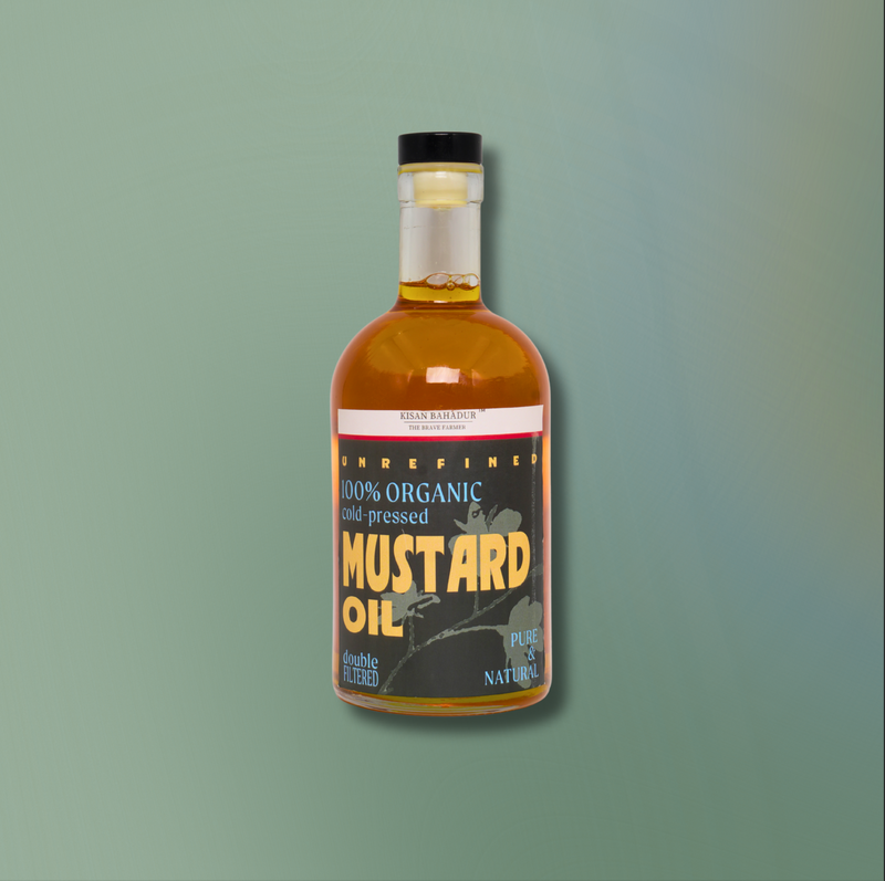 Organic Cold-Pressed Mustard Oil