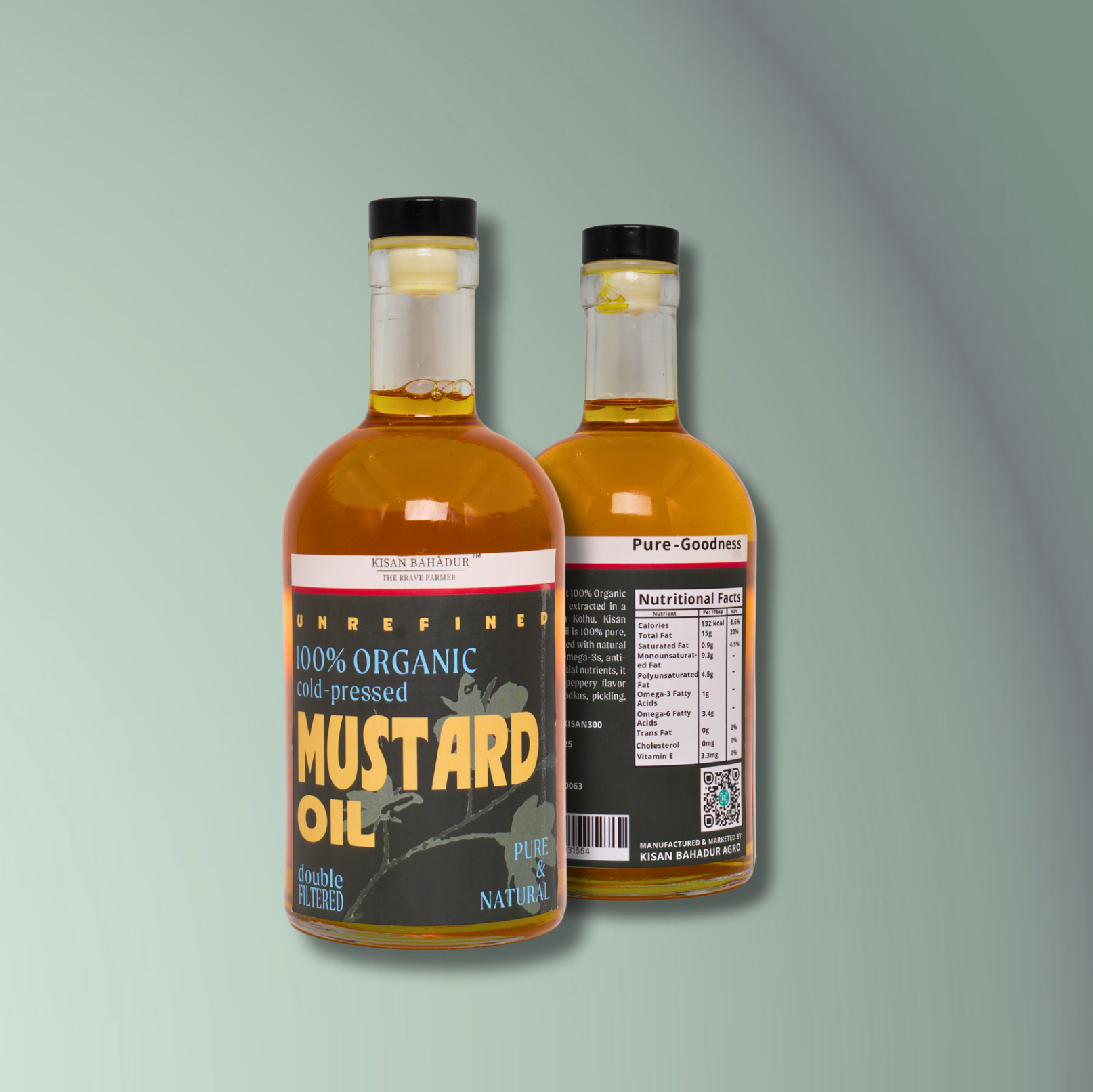Organic Cold-Pressed Mustard Oil